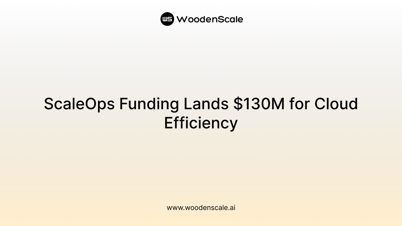 ScaleOps Funding Lands $130M for Cloud Efficiency