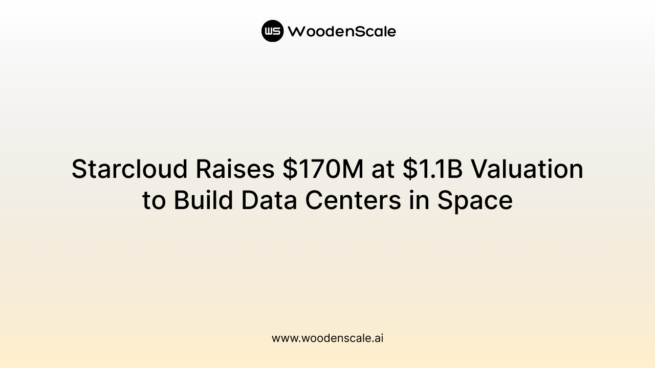 Starcloud Raises $170M at $1.1B Valuation to Build Data Centers in Space