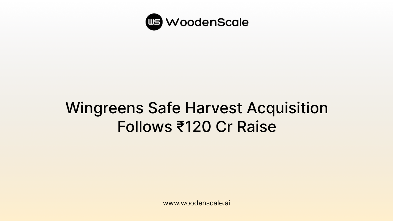 Wingreens Safe Harvest Acquisition Follows ₹120 Cr Raise