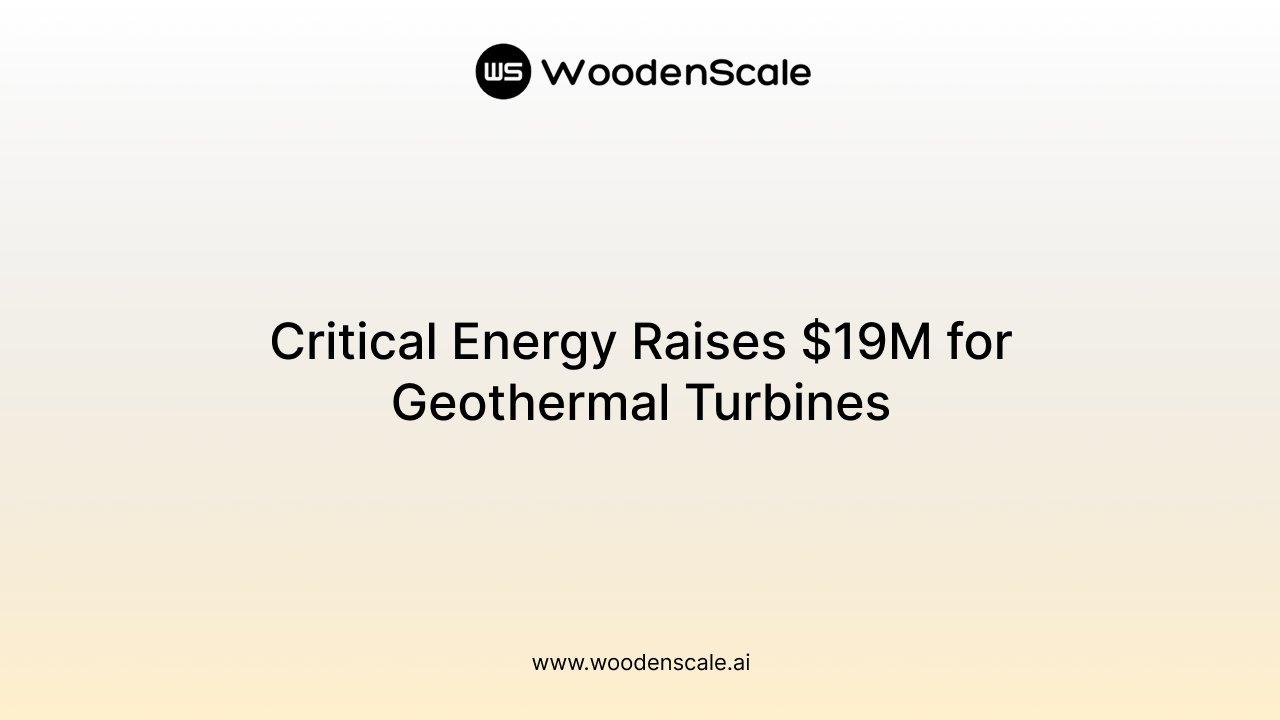 Critical Energy Funding